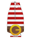 Pirate Crew Costume - Red Collapsible Neoprene Bottle Insulator All Over Print-Bottle Insulator-TooLoud-White-Davson Sales