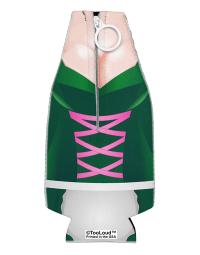 Sexy Dirndl Costume Green Collapsible Neoprene Bottle Insulator All Over Print by TooLoud-TooLoud-White-Davson Sales