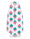 Cute Cupcakes AOP Collapsible Neoprene Bottle Insulator All Over Print-Bottle Insulator-TooLoud-White-Davson Sales