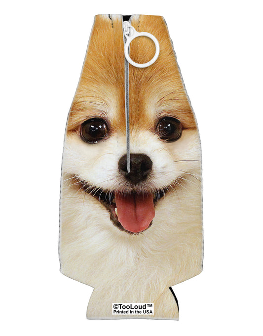 Adorable Pomeranian 1 Collapsible Neoprene Bottle Insulator All Over Print-Bottle Insulator-TooLoud-White-Davson Sales