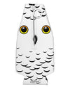 Snowy Owl Cute Animal Face Collapsible Neoprene Bottle Insulator All Over Print-Bottle Insulator-TooLoud-White-Davson Sales