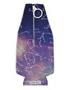 Constellations Color All Over Collapsible Neoprene Bottle Insulator All Over Print-Bottle Insulator-TooLoud-White-Davson Sales