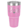 Bride Pink Engraved Ringneck Vacuum Insulated 30 oz tumbler with Clear Lid-Thermal Tumbler-Davson Sales-Davson Sales