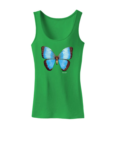 Morpho Butterfly Womens Tank Top Shirt-Womens Tank Tops-TooLoud-Green-Small-Davson Sales