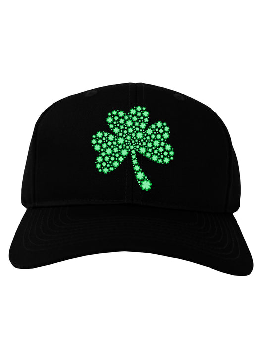 St. Patrick's Day Shamrock Design - Shamrocks Adult Dark Baseball Cap Hat by TooLoud-Baseball Cap-TooLoud-Black-One Size-Davson Sales
