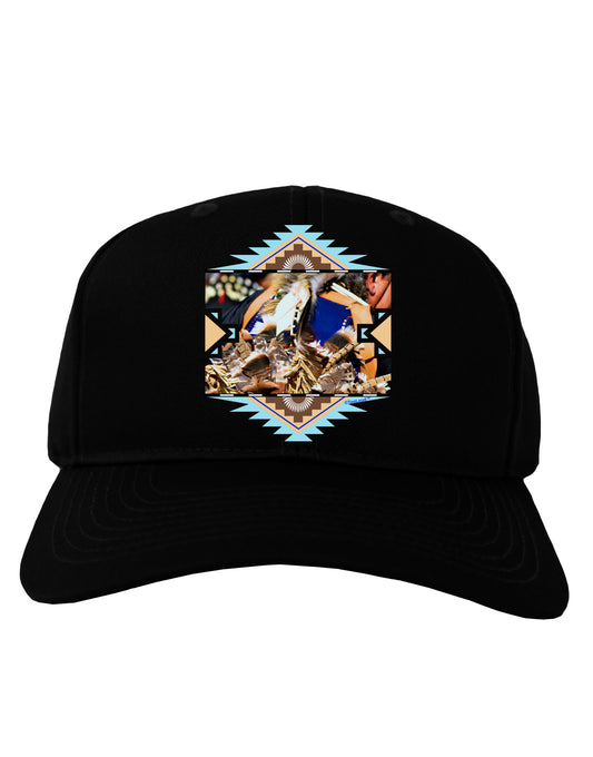 Native American Dancer 1 Adult Dark Baseball Cap Hat-Baseball Cap-TooLoud-Black-One Size-Davson Sales