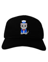 Patriotic Cat Adult Dark Baseball Cap Hat by TooLoud-Baseball Cap-TooLoud-Black-One Size-Davson Sales