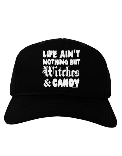 Witches and Candy Adult Dark Baseball Cap Hat-Baseball Cap-TooLoud-Black-One Size-Davson Sales