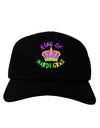 King Of Mardi Gras Adult Dark Baseball Cap Hat-Baseball Cap-TooLoud-Black-One Size-Davson Sales