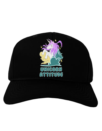 Unicorn Attitude Dark Adult Dark Baseball Cap Hat-Baseball Cap-TooLoud-Black-One-Size-Fits-Most-Davson Sales