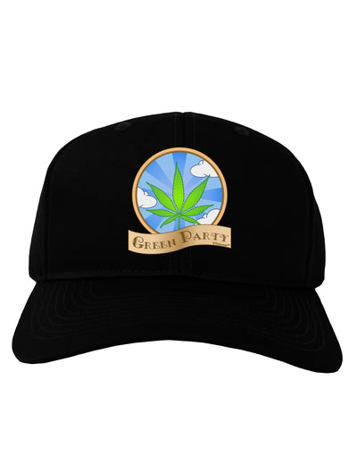 Green Party Symbol Adult Dark Baseball Cap Hat-Baseball Cap-TooLoud-Black-One Size-Davson Sales