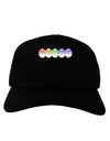 Cute Hatching Chicks Group #2 Adult Dark Baseball Cap Hat by TooLoud-Baseball Cap-TooLoud-Black-One Size-Davson Sales