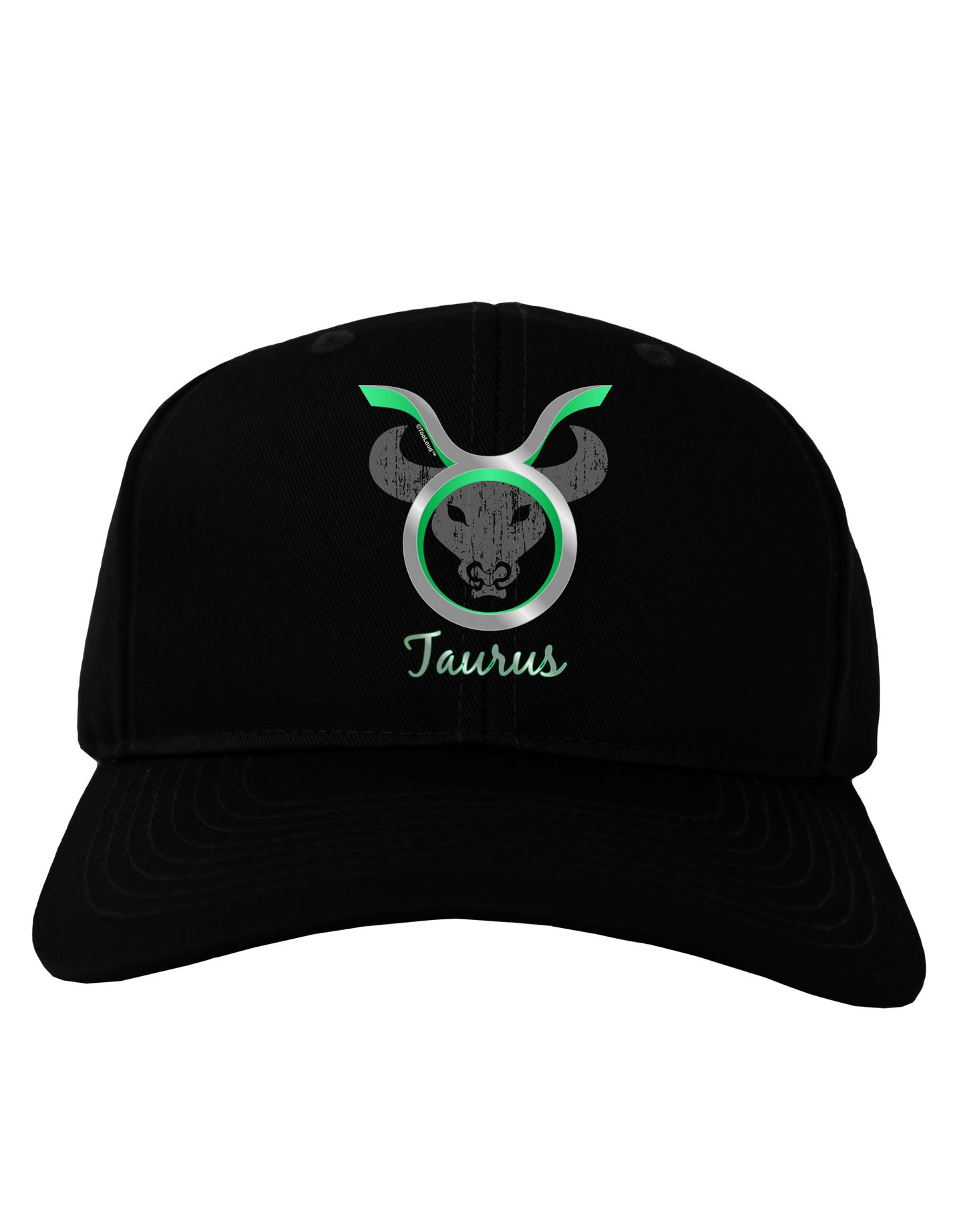 Taurus Symbol Adult Dark Baseball Cap Hat-Baseball Cap-TooLoud-Black-One Size-Davson Sales