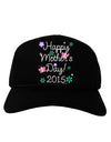 Happy Mother's Day (CURRENT YEAR) Adult Dark Baseball Cap Hat by TooLoud-Baseball Cap-TooLoud-Black-One Size-Davson Sales