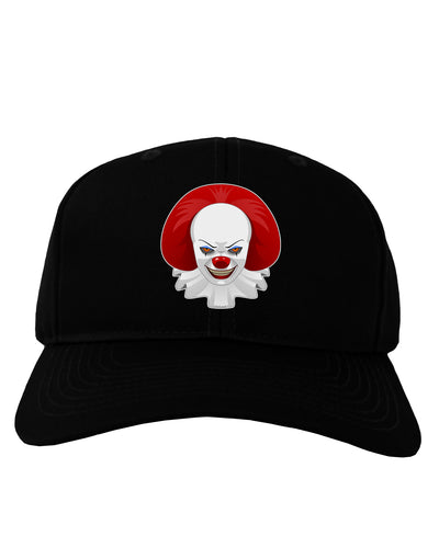 Scary Clown Face B - Halloween Adult Dark Baseball Cap Hat-Baseball Cap-TooLoud-Black-One Size-Davson Sales