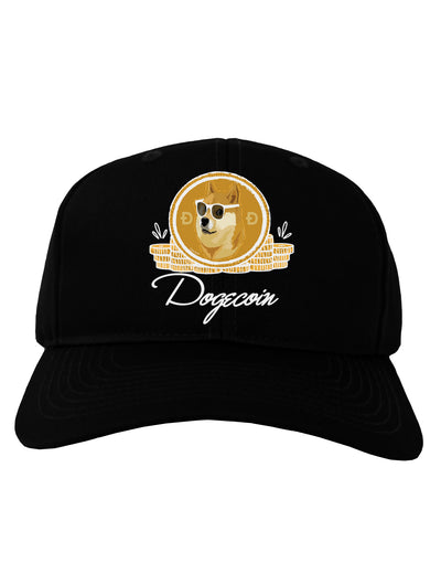 Doge Coins Adult Baseball Cap Hat-Baseball Cap-TooLoud-Black-One-Size-Fits-Most-Davson Sales
