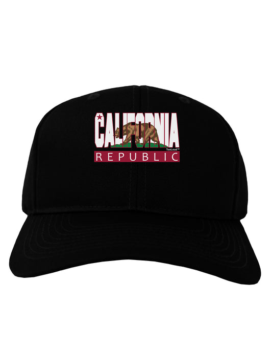 California Design #1 Adult Dark Baseball Cap Hat by TooLoud-Baseball Cap-TooLoud-Black-One Size-Davson Sales