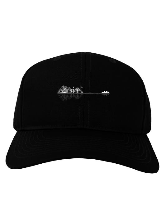 Nature's Harmony Guitar Adult Dark Baseball Cap Hat by TooLoud-Baseball Cap-TooLoud-Black-One Size-Davson Sales