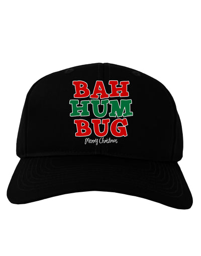Bah Humbug Merry Christmas Adult Dark Baseball Cap Hat-Baseball Cap-TooLoud-Black-One Size-Davson Sales