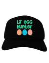 Lil' Egg Hunter - Easter - Green Adult Dark Baseball Cap Hat by TooLoud-Baseball Cap-TooLoud-Black-One Size-Davson Sales