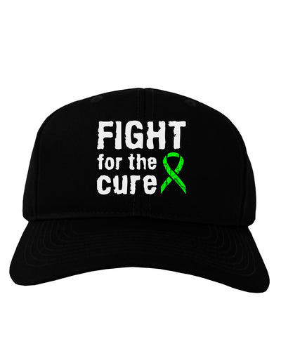 Fight for the Cure - Lime Green Ribbon Lyme Disease Adult Dark Baseball Cap Hat-Baseball Cap-TooLoud-Black-One Size-Davson Sales