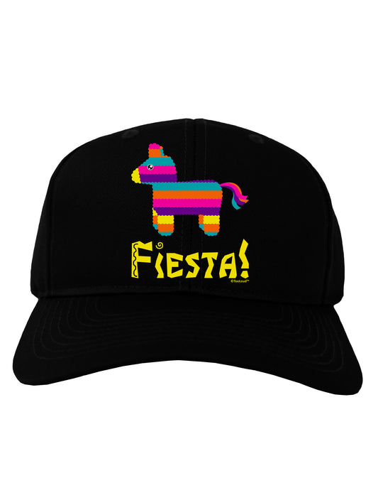 Colorful Pinata Design - Fiesta Adult Dark Baseball Cap Hat by TooLoud-Baseball Cap-TooLoud-Black-One Size-Davson Sales