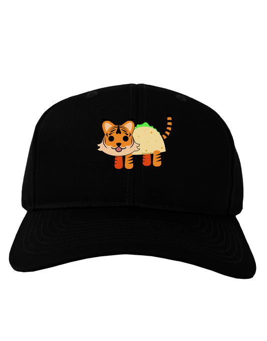 Cute Taco Tiger Adult Dark Baseball Cap Hat-Baseball Cap-TooLoud-Black-One Size-Davson Sales