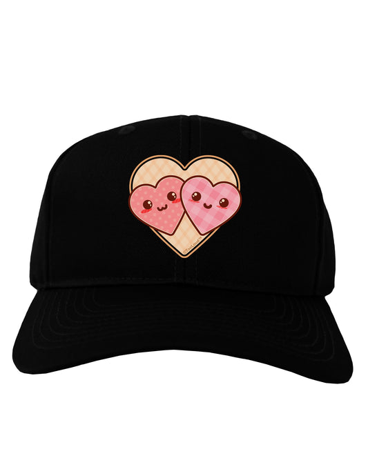 Super Cute Kawaii Hearts Adult Dark Baseball Cap Hat-Baseball Cap-TooLoud-Black-One Size-Davson Sales