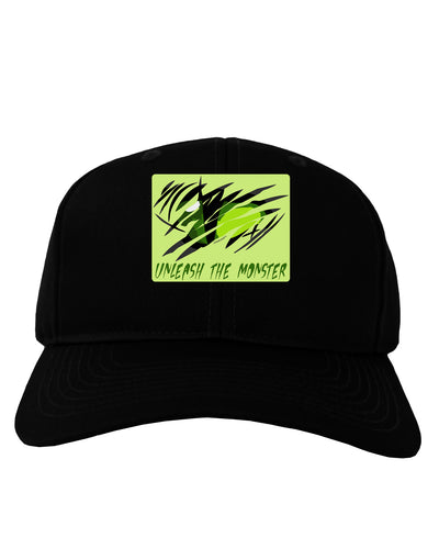 TooLoud Unleash The Monster Adult Dark Baseball Cap Hat-Baseball Cap-TooLoud-Black-One Size-Davson Sales