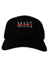 Planet Mars Text Only Adult Dark Baseball Cap Hat-Baseball Cap-TooLoud-Black-One Size-Davson Sales