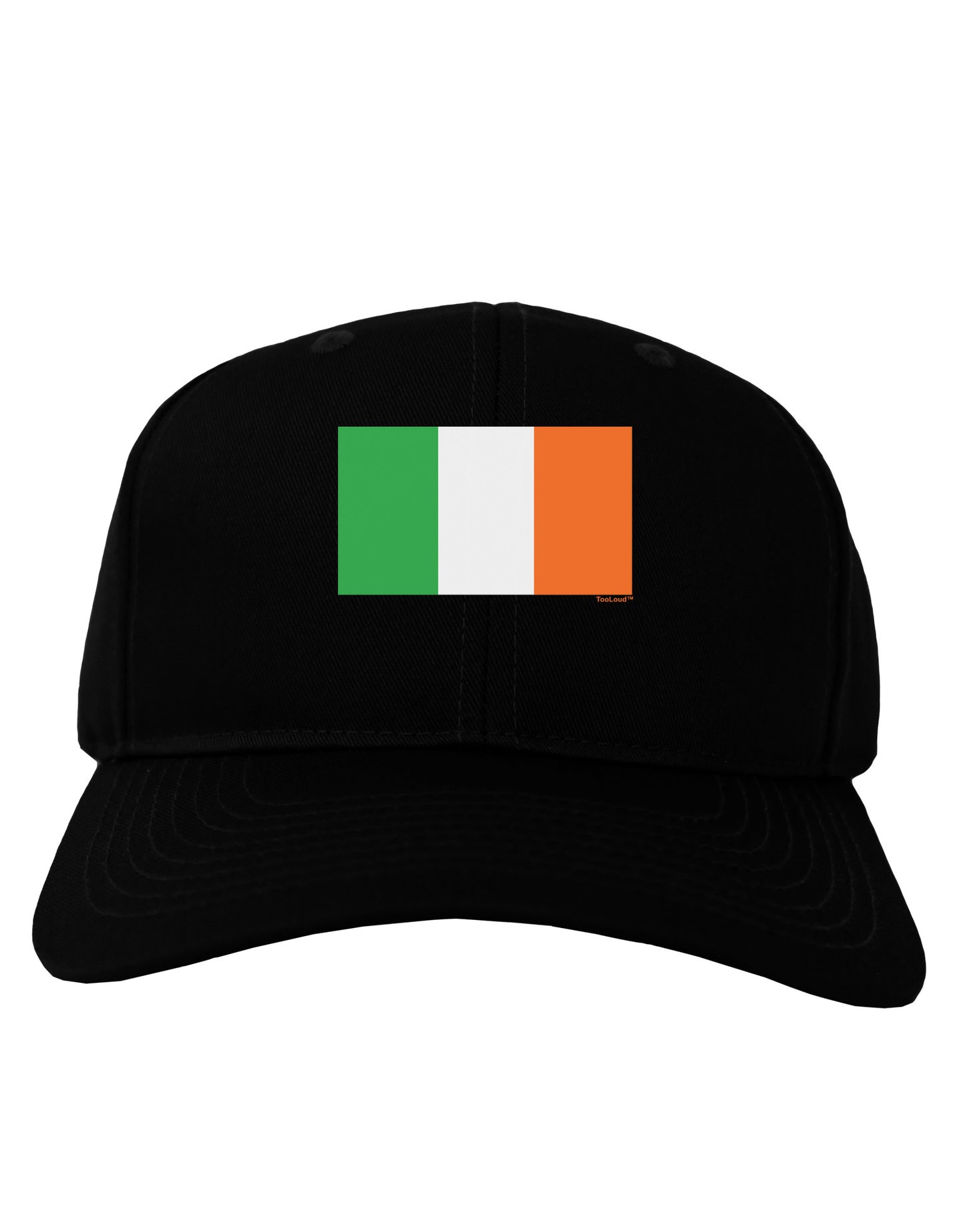Irish Flag - Flag of Ireland Adult Dark Baseball Cap Hat-Baseball Cap-TooLoud-Black-One Size-Davson Sales