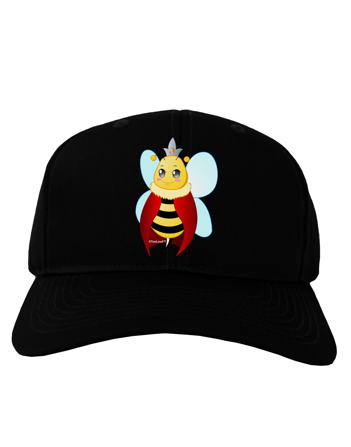 Queen Bee Mothers Day Adult Dark Baseball Cap Hat-Baseball Cap-TooLoud-Black-One Size-Davson Sales