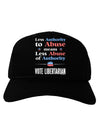 Libertarian Against Authority Abuse Adult Dark Baseball Cap Hat-Baseball Cap-TooLoud-Black-One Size-Davson Sales