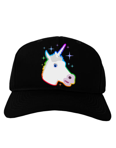 Magical Rainbow Sparkle Unicorn Adult Dark Baseball Cap Hat-Baseball Cap-TooLoud-Black-One Size-Davson Sales