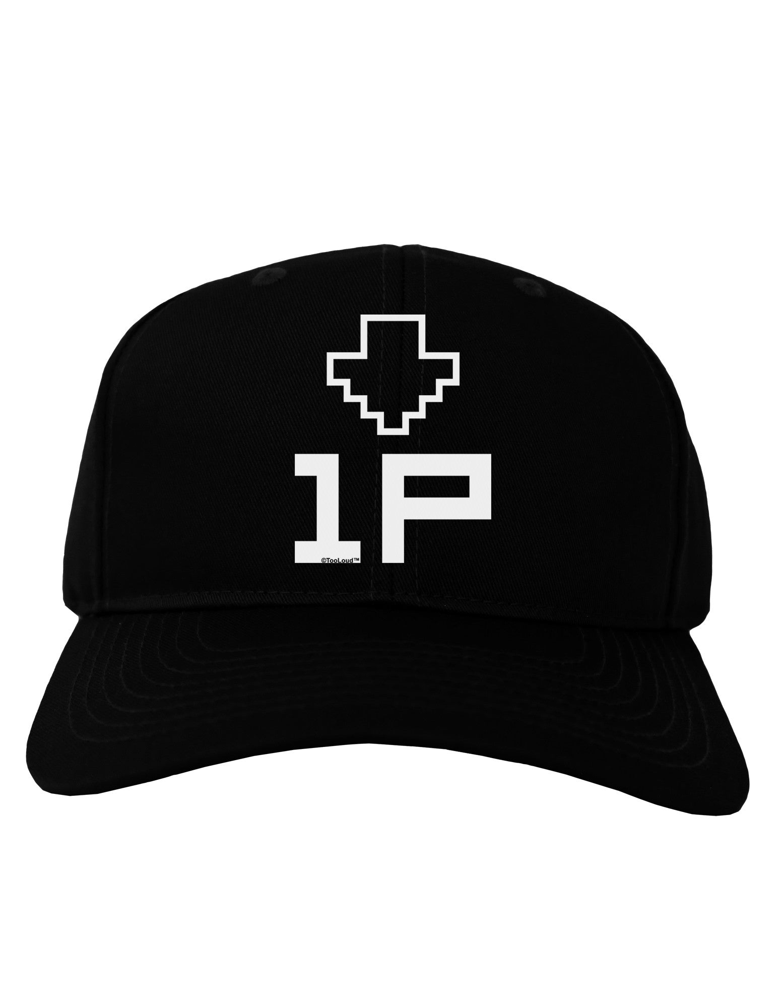 Player One Couples Design Adult Dark Baseball Cap Hat-Baseball Cap-TooLoud-Black-One Size-Davson Sales