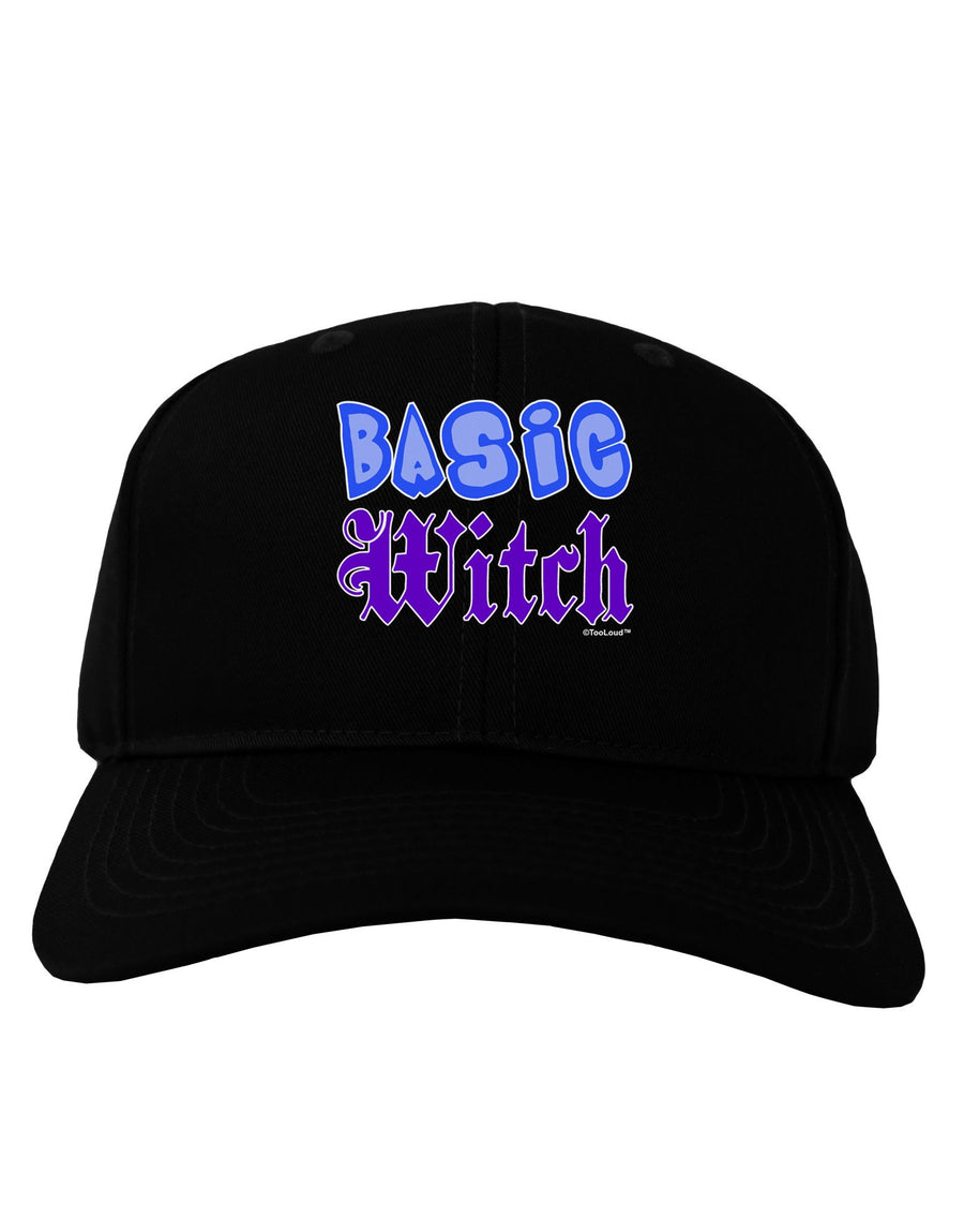 Basic Witch Color Blue Adult Dark Baseball Cap Hat-Baseball Cap-TooLoud-Black-One Size-Davson Sales