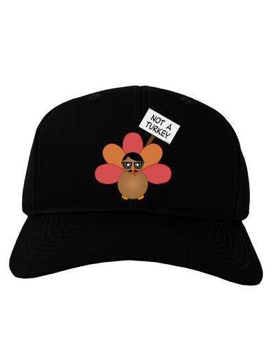 Thanksgiving Turkey in Disguise Adult Dark Baseball Cap Hat by TooLoud-Baseball Cap-TooLoud-Black-One Size-Davson Sales