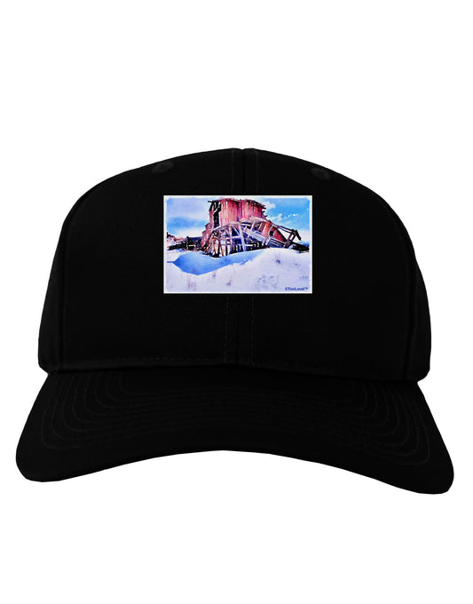 TooLoud Victor Mines Colorado Watercolor Adult Dark Baseball Cap Hat-Baseball Cap-TooLoud-Black-One Size-Davson Sales
