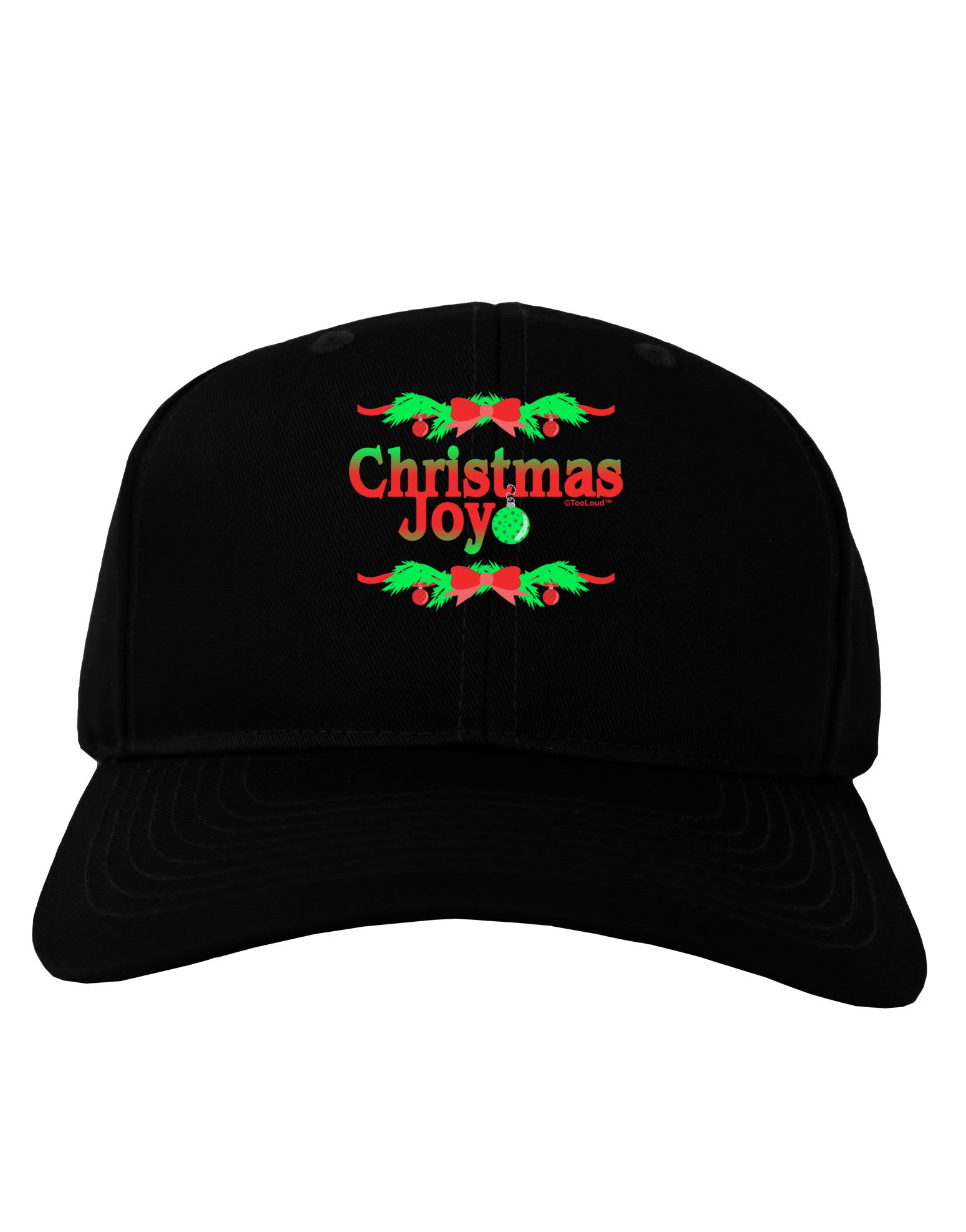 Christmas Joy Color Adult Dark Baseball Cap Hat-Baseball Cap-TooLoud-Black-One Size-Davson Sales