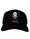 Scary Mask With Machete - TGIF Adult Dark Baseball Cap Hat-Baseball Cap-TooLoud-Black-One Size-Davson Sales