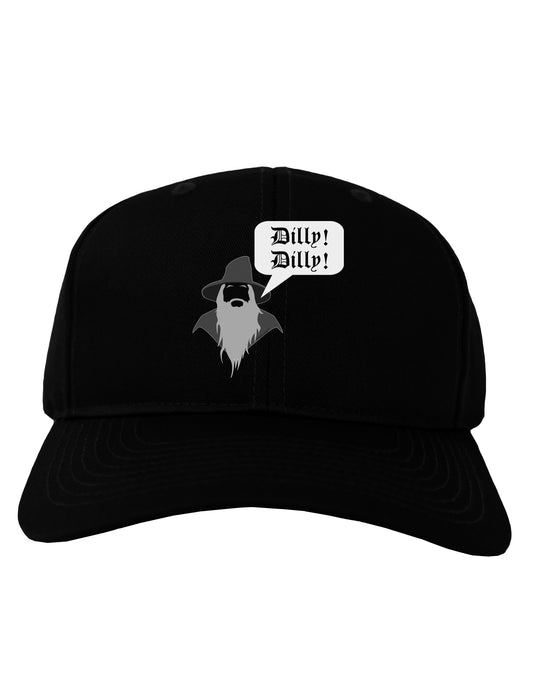 Wizard Dilly Dilly Adult Dark Baseball Cap Hat by TooLoud-Baseball Cap-TooLoud-Black-One Size-Davson Sales