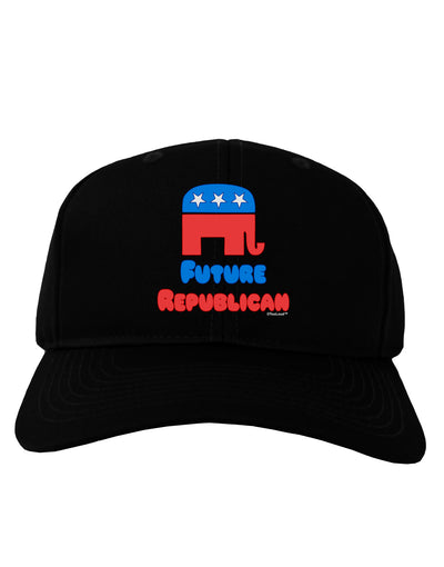 Future Republican Adult Dark Baseball Cap Hat-Baseball Cap-TooLoud-Black-One Size-Davson Sales