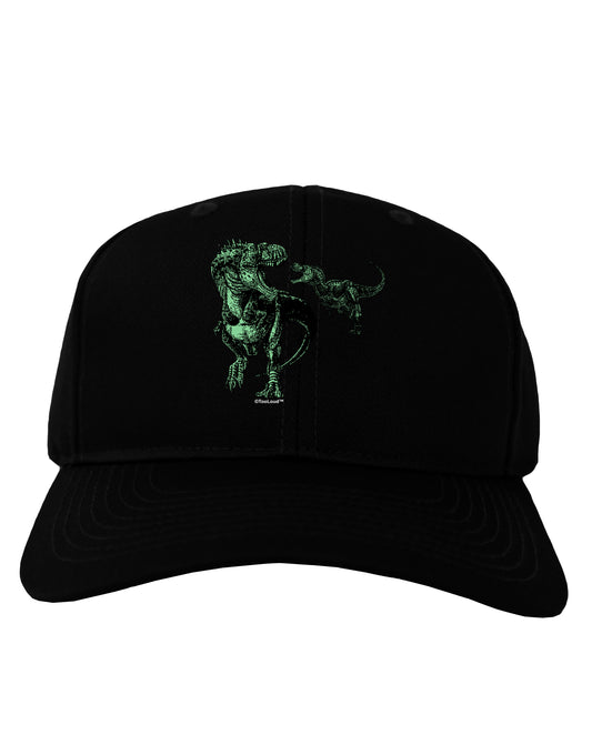 Jurassic Dinosaur Design 1 Adult Dark Baseball Cap Hat by TooLoud-Baseball Cap-TooLoud-Black-One Size-Davson Sales