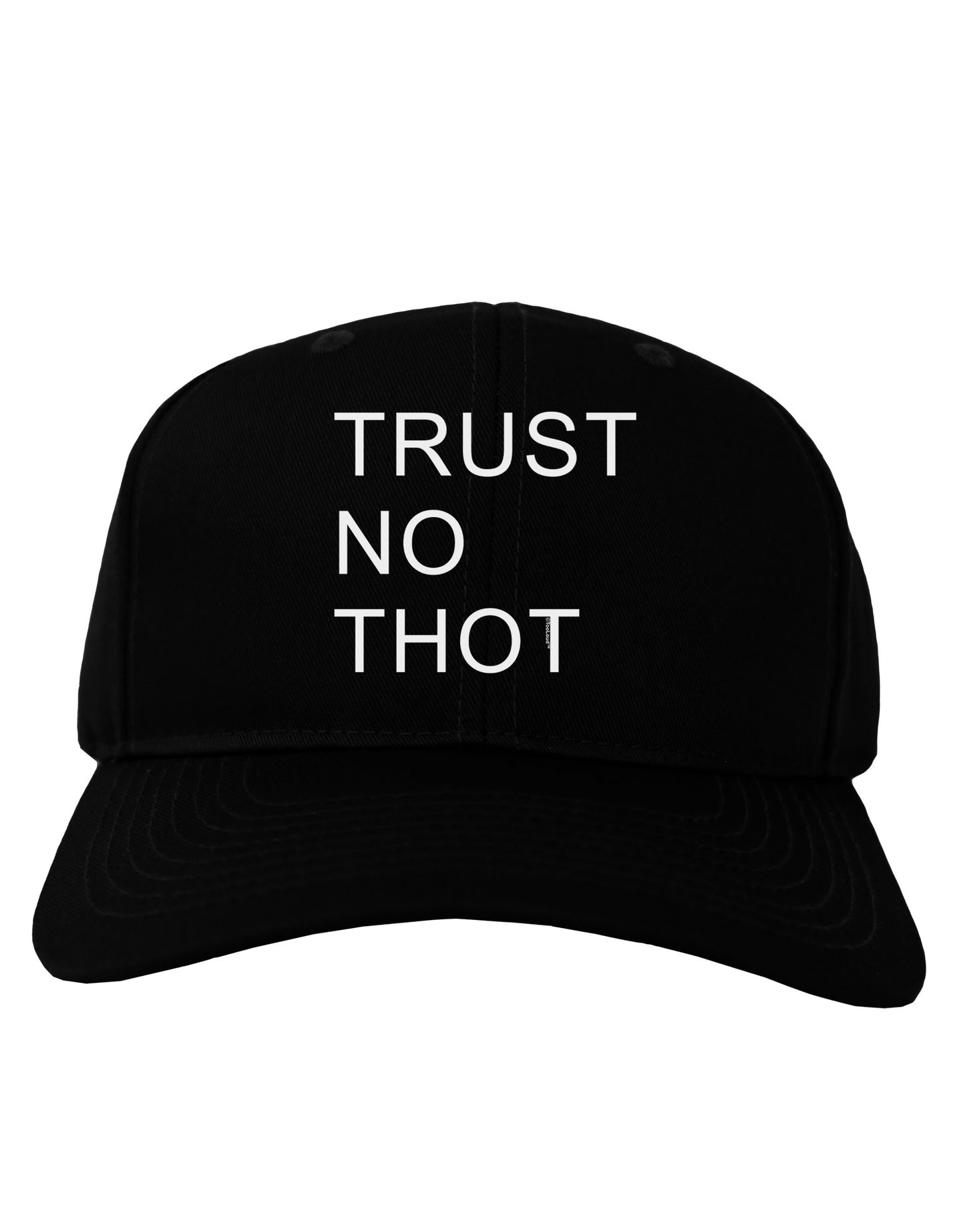 Trust No Thot Adult Dark Baseball Cap Hat-Baseball Cap-TooLoud-Black-One Size-Davson Sales