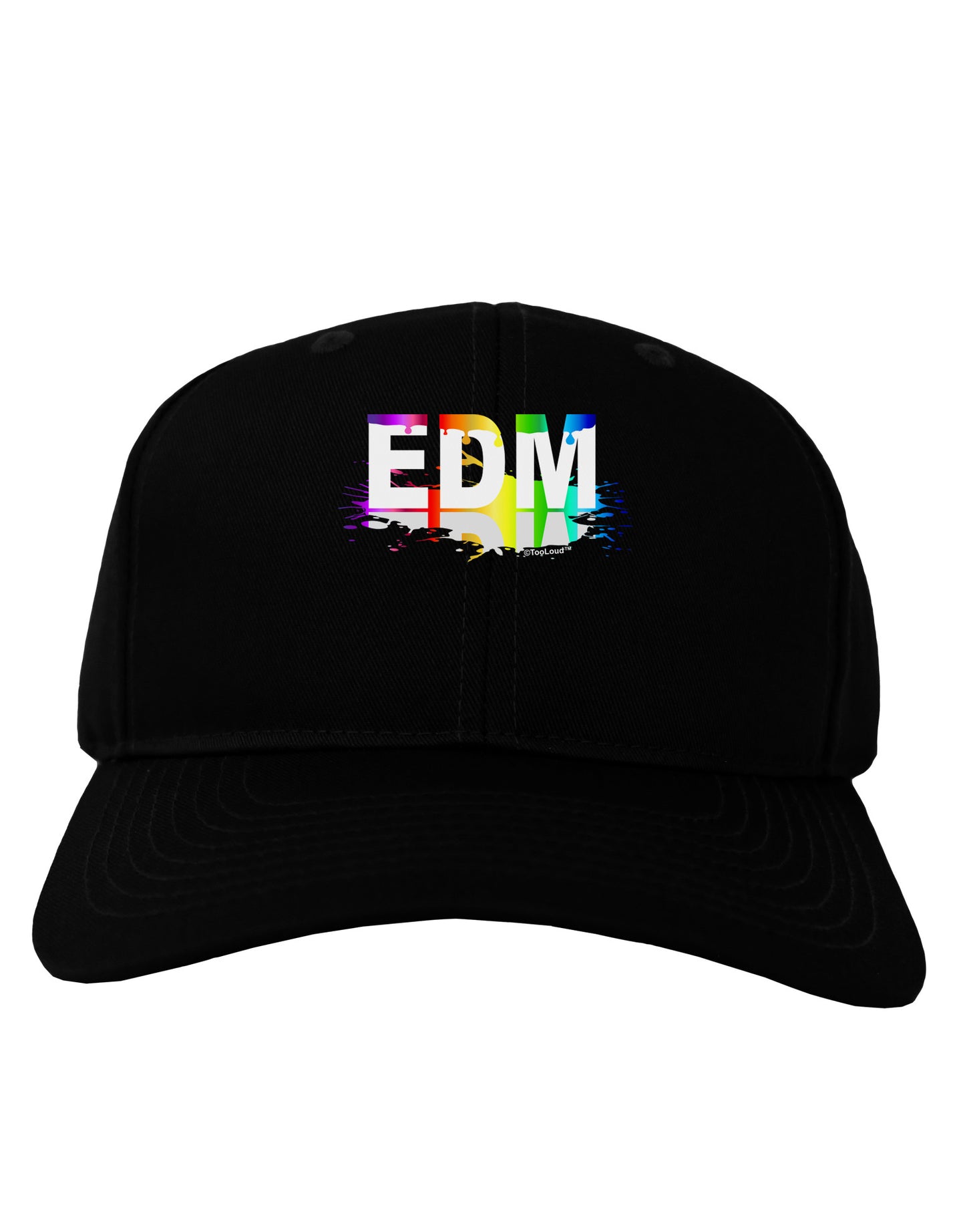 Paint EDM Adult Dark Baseball Cap Hat-Baseball Cap-TooLoud-Black-One Size-Davson Sales