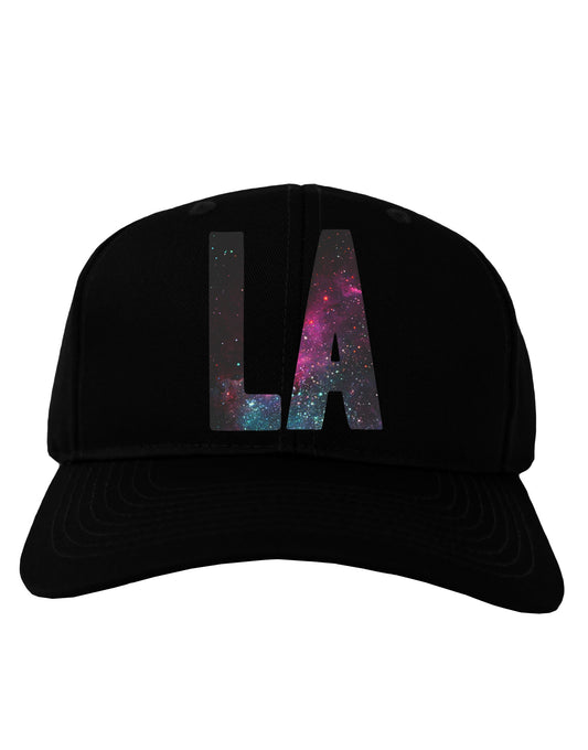 LA Outer Space Desgin Adult Dark Baseball Cap Hat-Baseball Cap-TooLoud-Black-One Size-Davson Sales