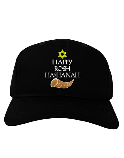 Happy Rosh Hashanah Adult Dark Baseball Cap Hat-Baseball Cap-TooLoud-Black-One Size-Davson Sales