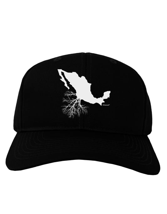 Mexican Roots Design Adult Dark Baseball Cap Hat by TooLoud-Baseball Cap-TooLoud-Black-One Size-Davson Sales