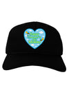 Happy First Mother's Day Mommy - Blue Adult Dark Baseball Cap Hat by TooLoud-Baseball Cap-TooLoud-Black-One Size-Davson Sales