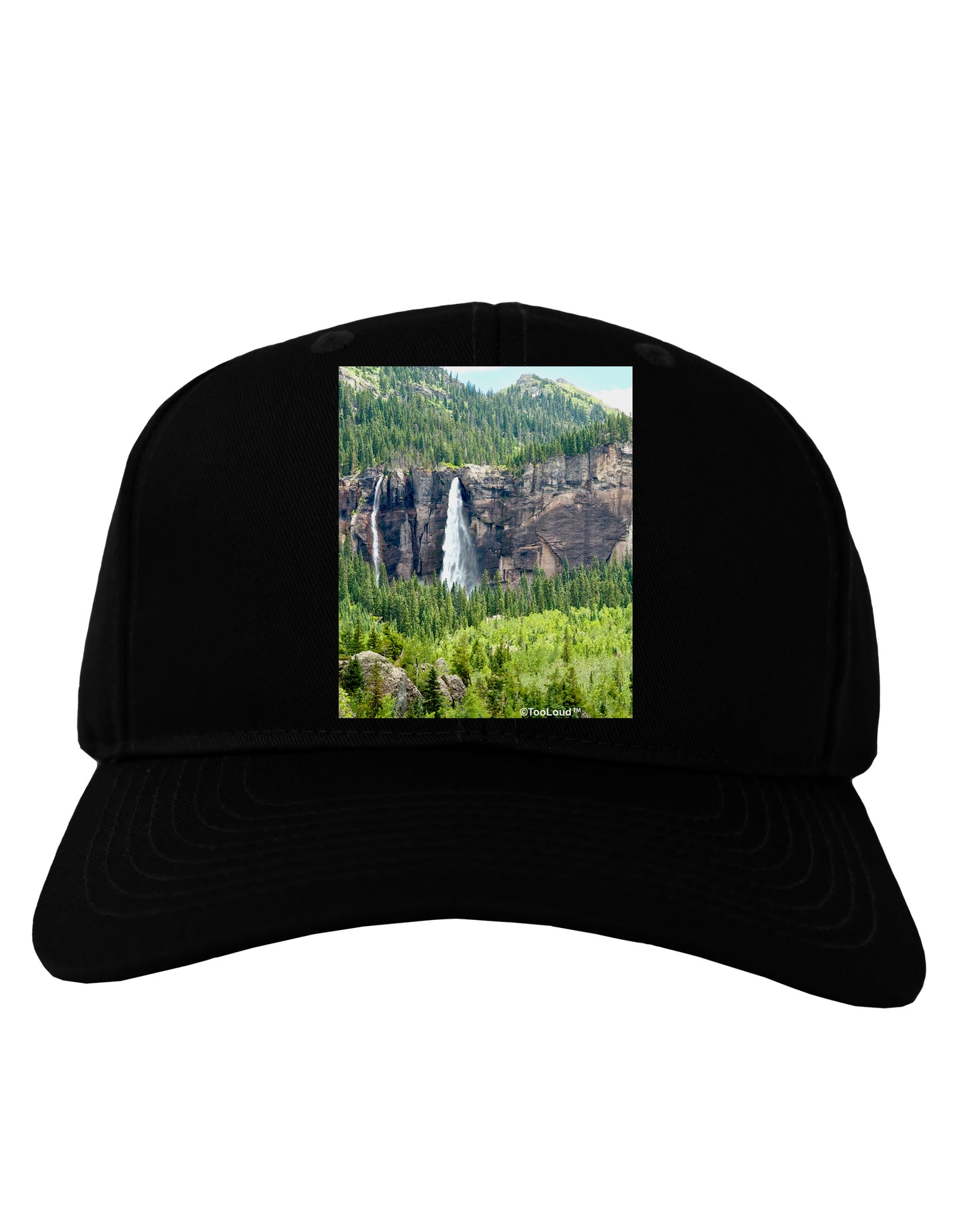 Beautiful Cliffs Nature Adult Dark Baseball Cap Hat by-Baseball Cap-TooLoud-Black-One Size-Davson Sales